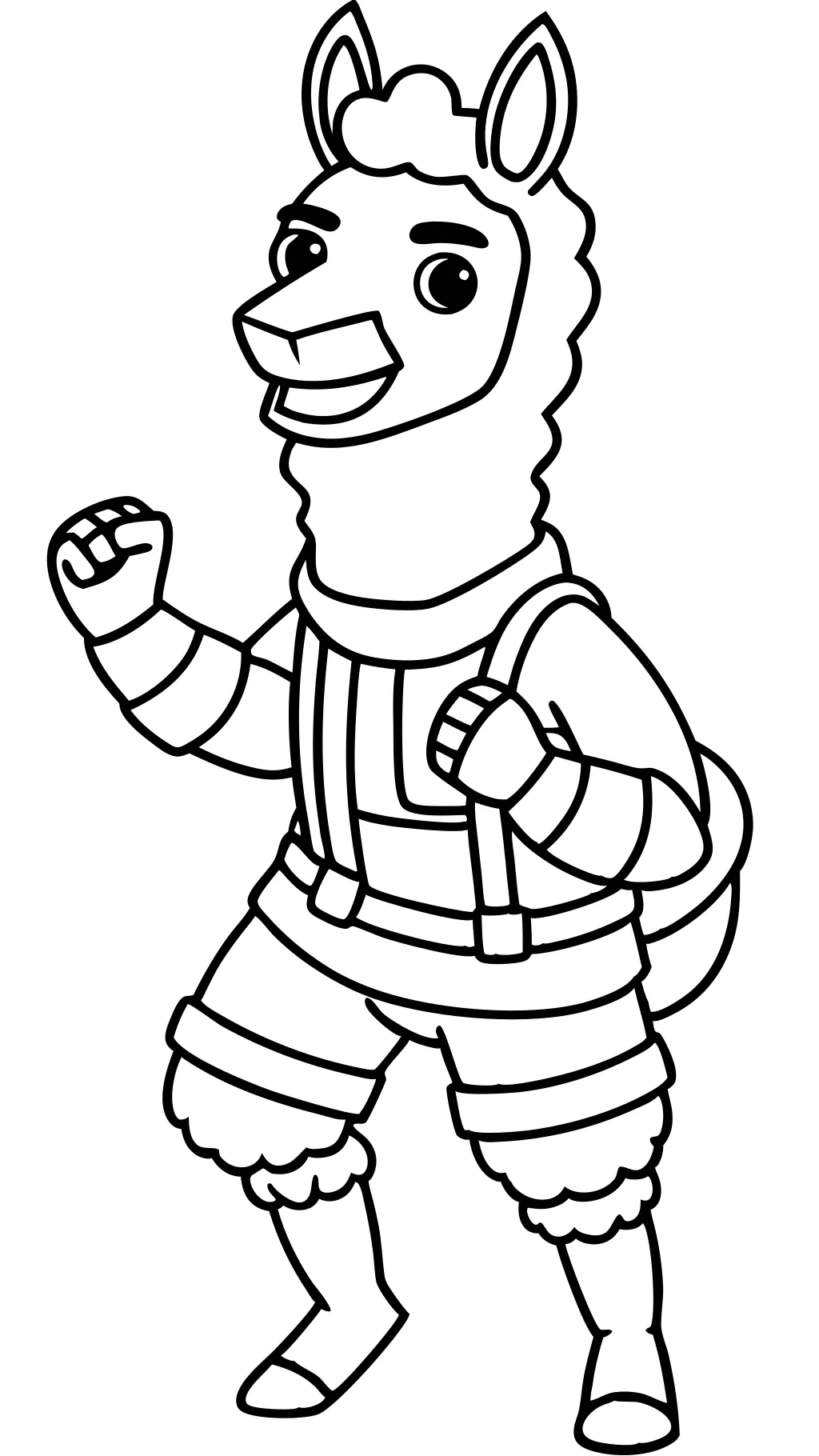 fortnite peely coloring pages